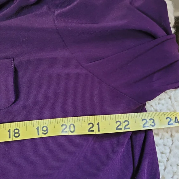 SoHo Apparel LTD Purple Top  XL - Picture 8 of 8